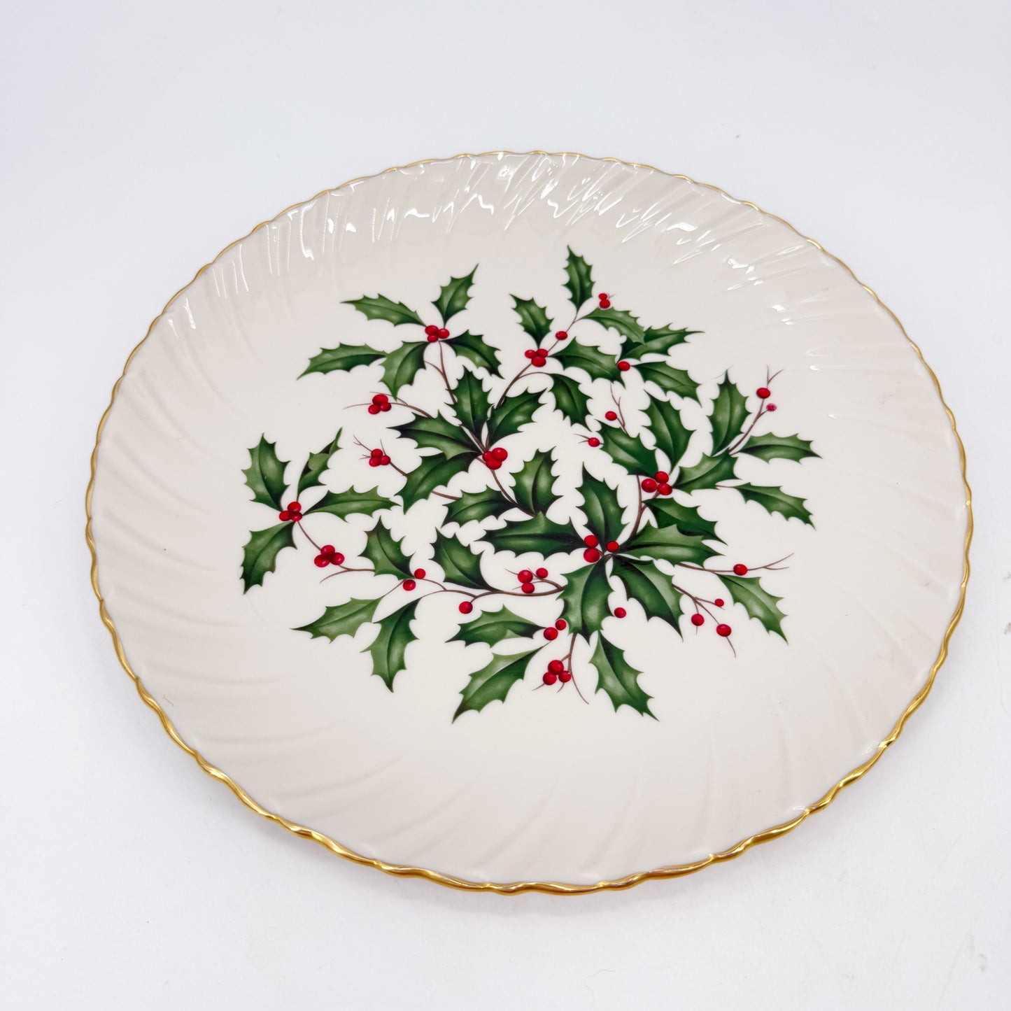 Lenox Holiday 13" Large Swirl Serving Platter | Christmas tableware