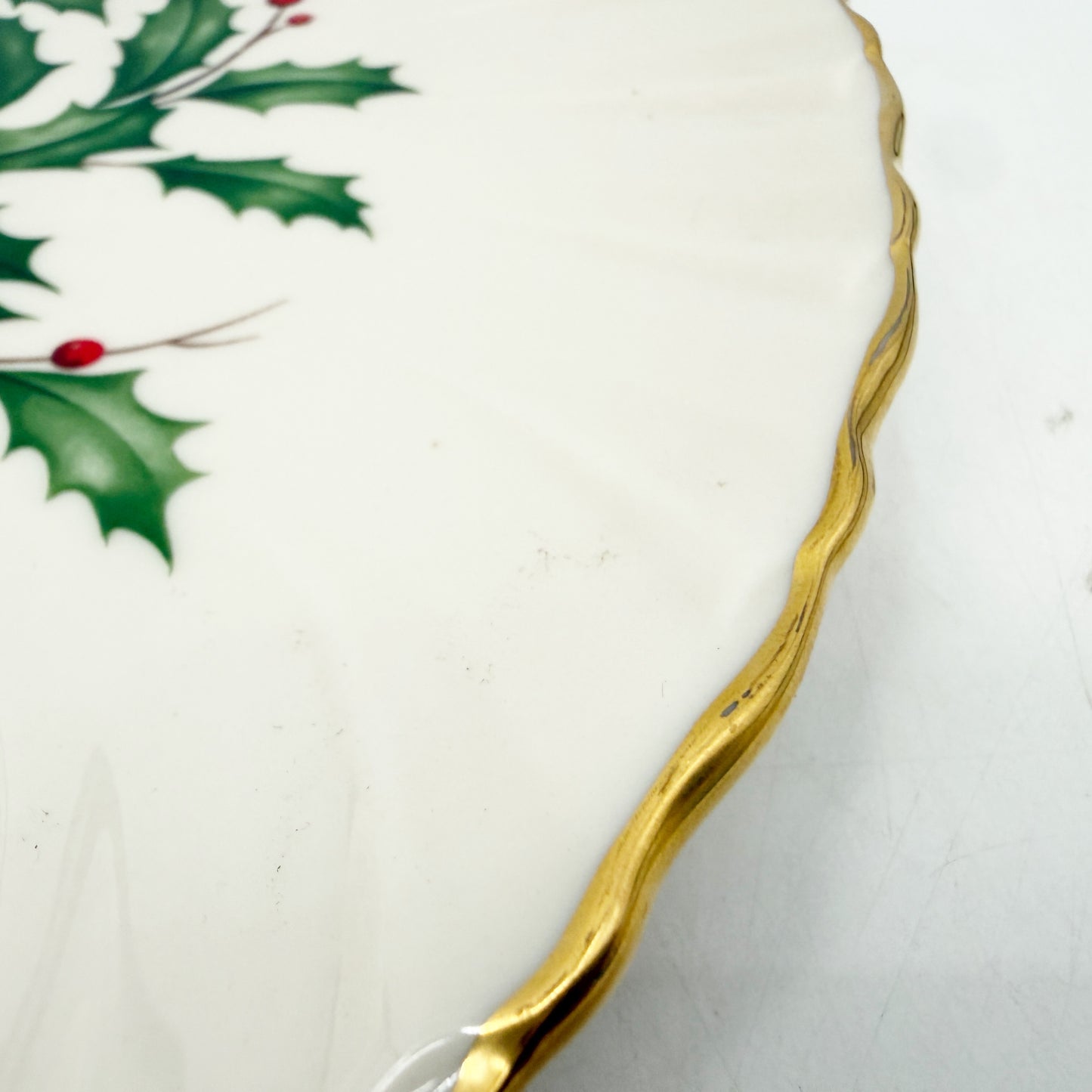Lenox Holiday 13" Large Swirl Serving Platter | Christmas tableware
