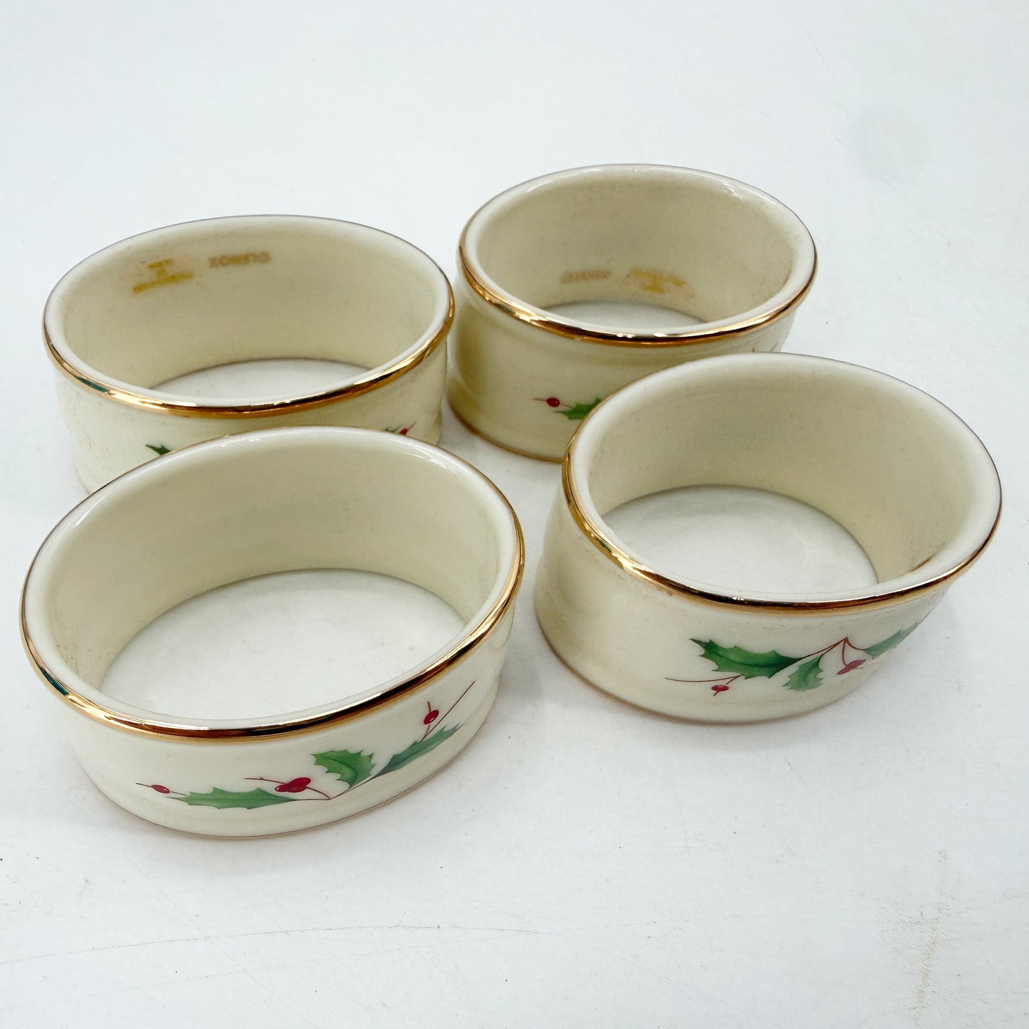 Lenox Holiday Napkin Rings | set of 4