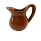 2.25" tall Brown Cruet Pitcher | vintage pottery