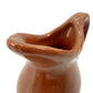 2.25" tall Brown Cruet Pitcher | vintage pottery