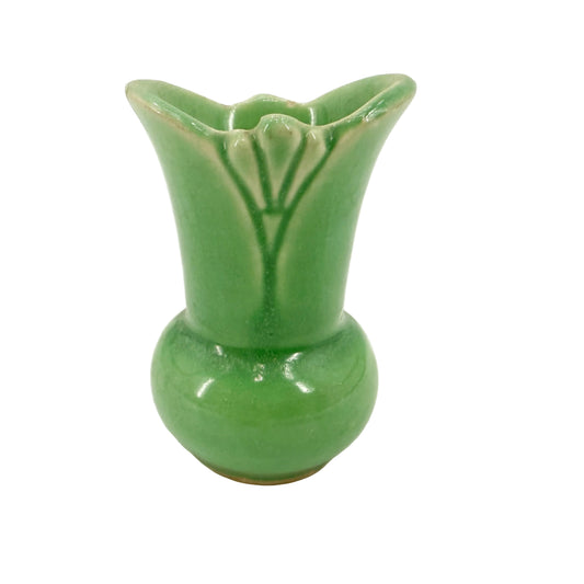 2.75" tall Flower Vase | vintage USA pottery