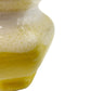 yellow & white 2.25" tall Hexagon Vase | vintage pottery
