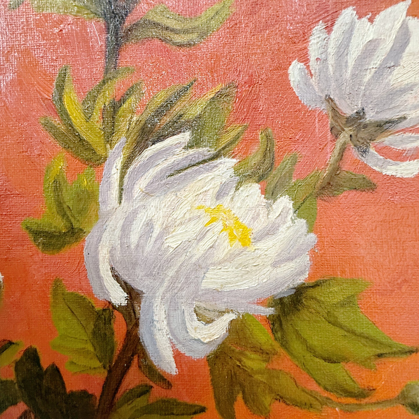 Autumn Harvest | 9" x 12" oil painting {unframed} vintage floral art