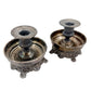 silver-plated Candlestick Holders | vintage Sheridan Silver