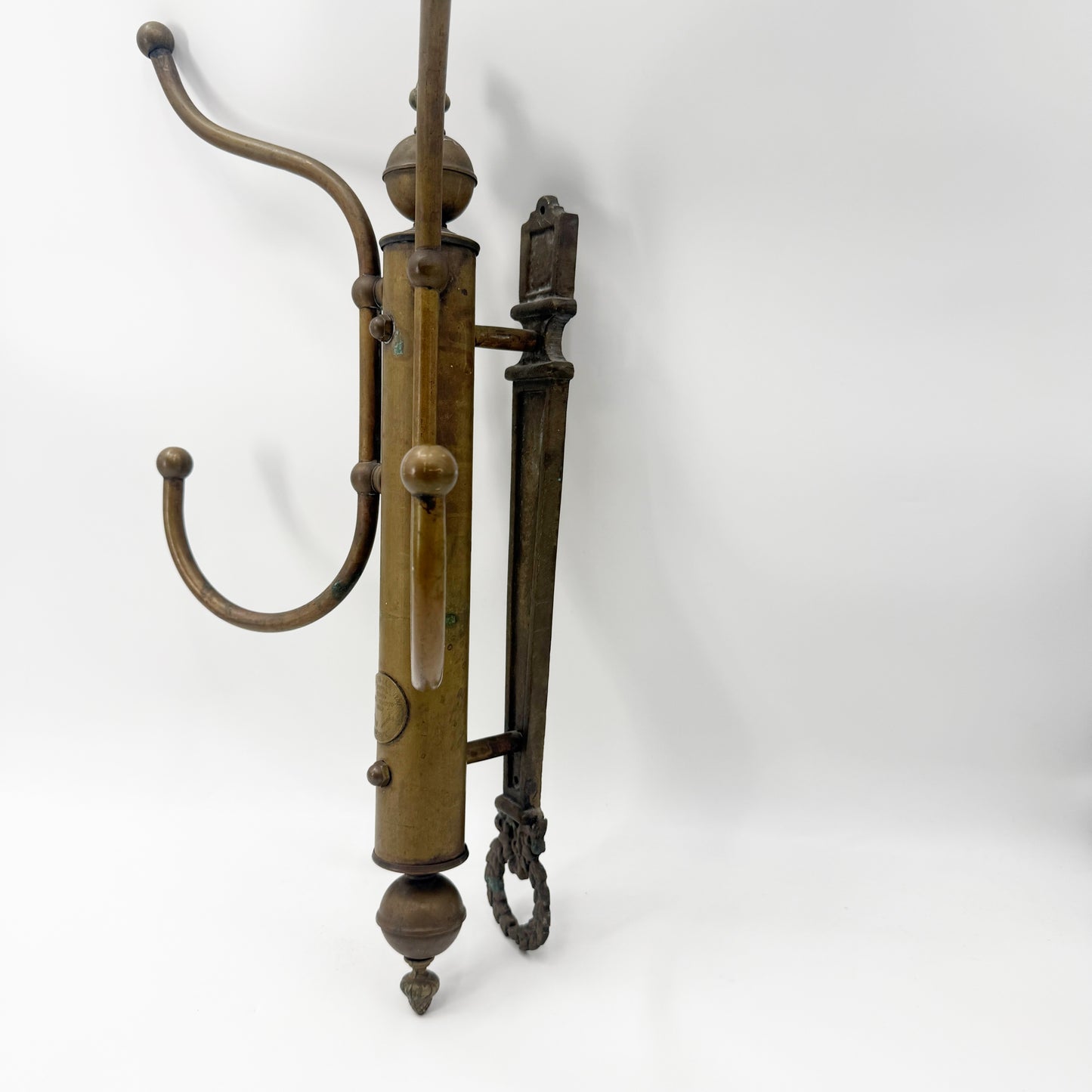 Coat & Hat Rack | vintage brass
