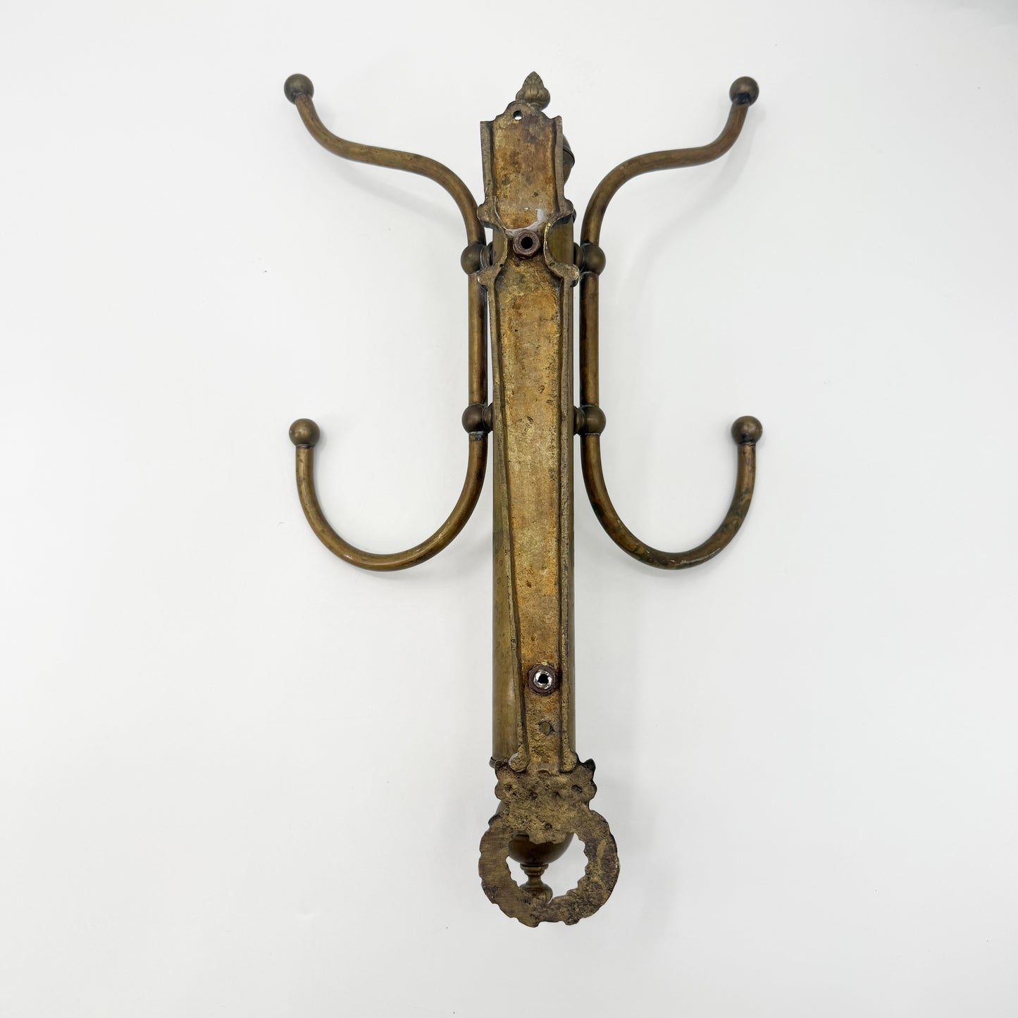 Coat & Hat Rack | vintage brass