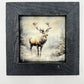 ELK | 8" x 8" framed art print