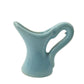 2" tall turquoise blue Cruet Pitcher | vintage pottery