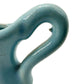 2" tall turquoise blue Cruet Pitcher | vintage pottery