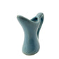 2" tall turquoise blue Cruet Pitcher | vintage pottery