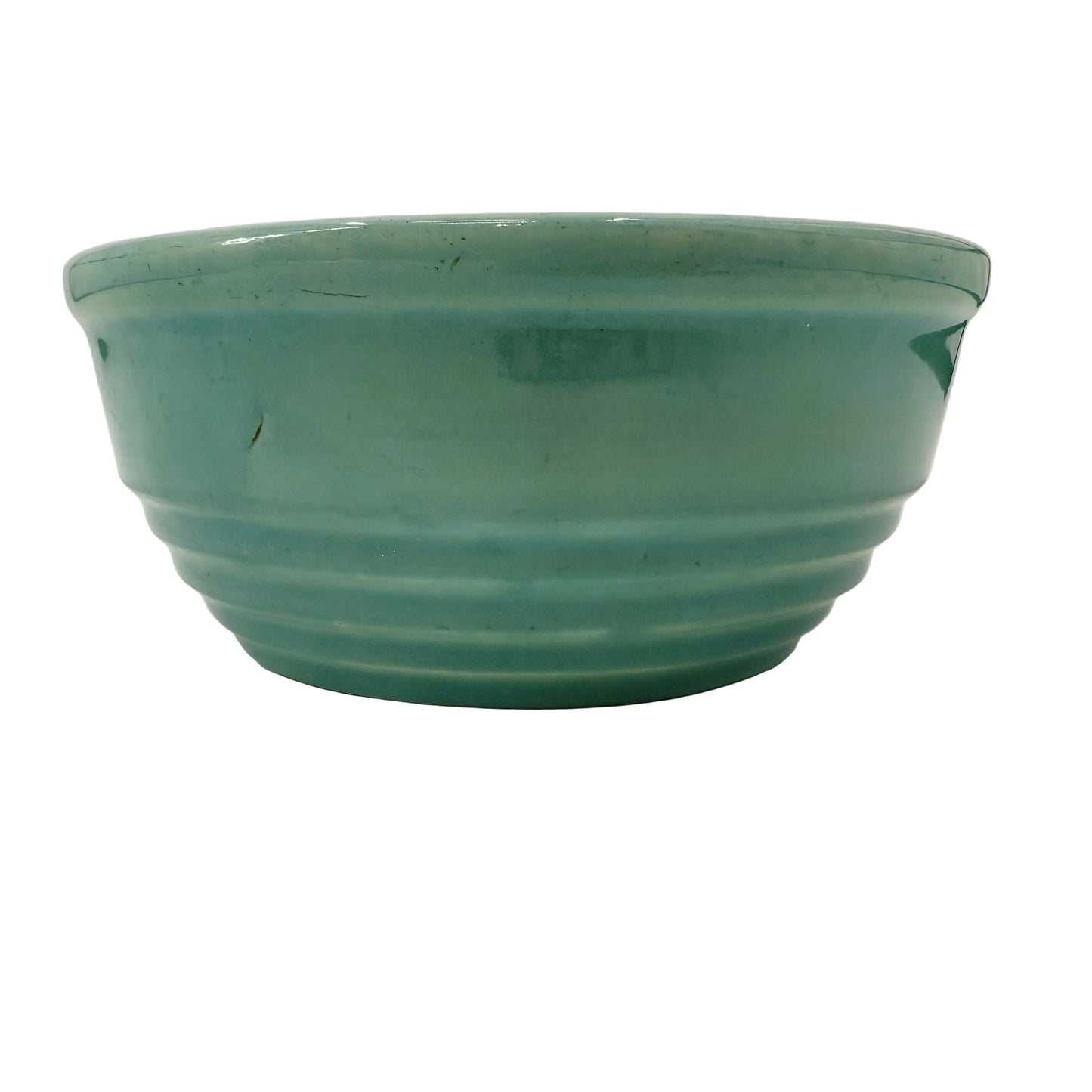 ribbed Serving Bowl | vintage pottery