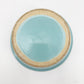 turquoise blue stoneware crock bowl | vintage pottery