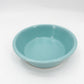 turquoise blue stoneware crock bowl | vintage pottery