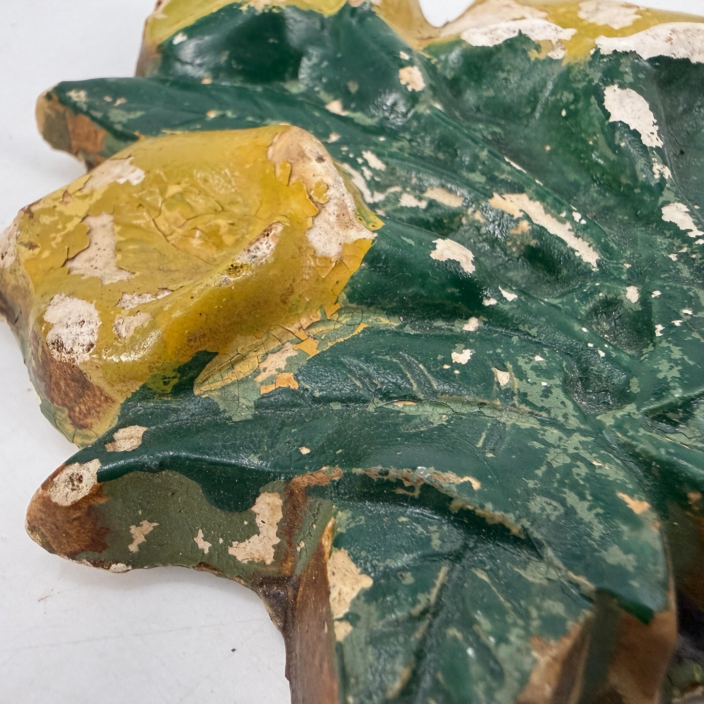 Plaster of Paris Floral Wall Plaques | vintage art