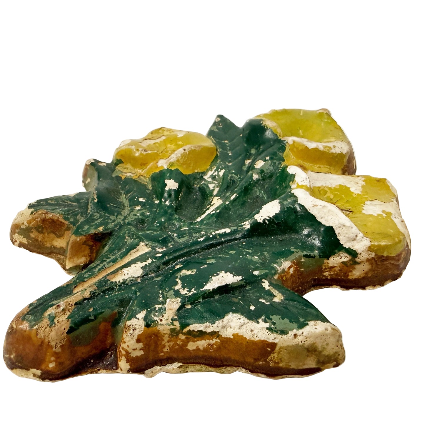 Plaster of Paris Floral Wall Plaques | vintage art