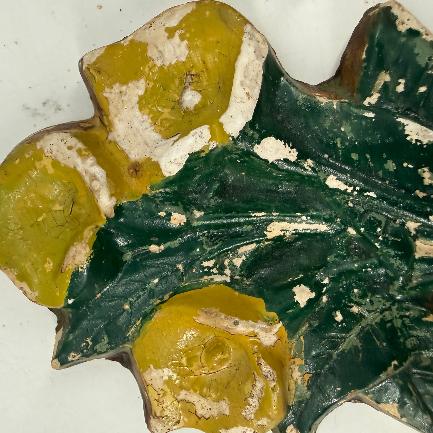 Plaster of Paris Floral Wall Plaques | vintage art