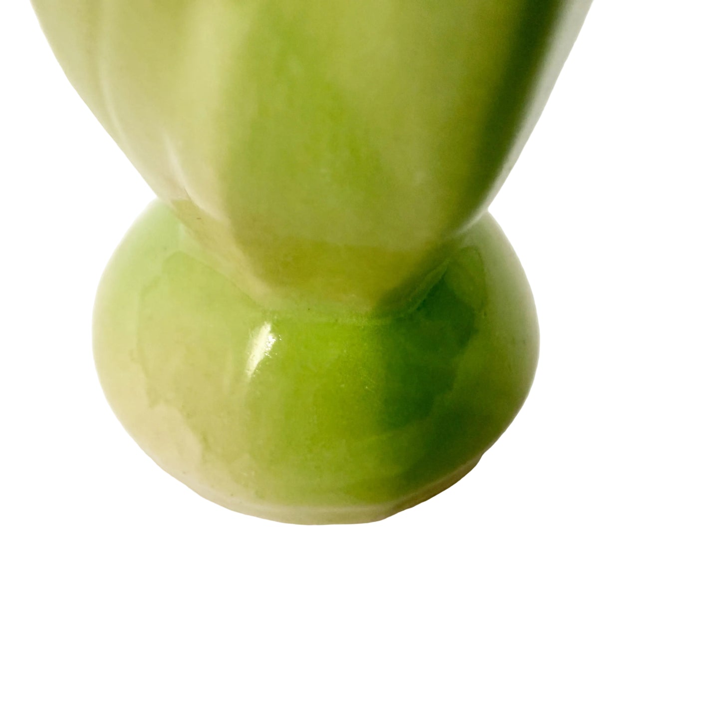 Shawnee yellow & green Bud floral Vase | vintage art pottery