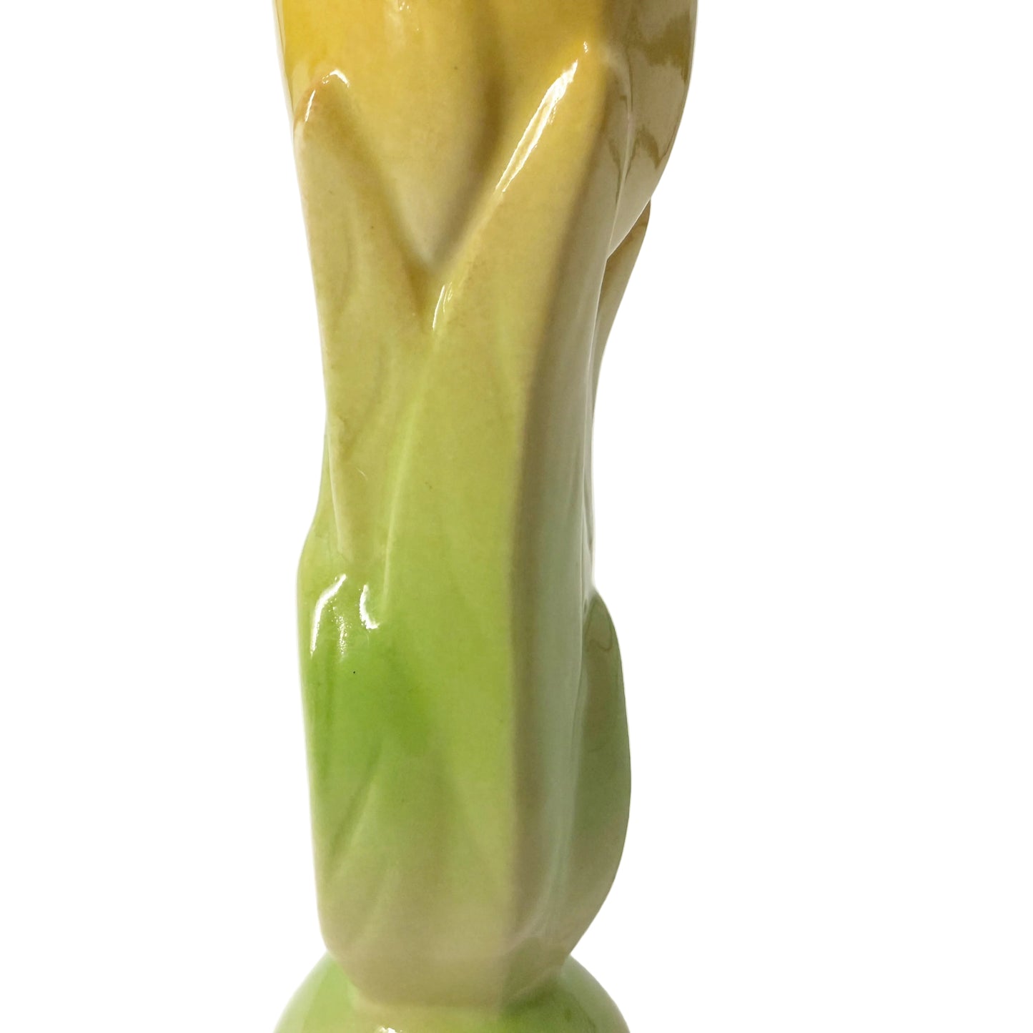Shawnee yellow & green Bud floral Vase | vintage art pottery